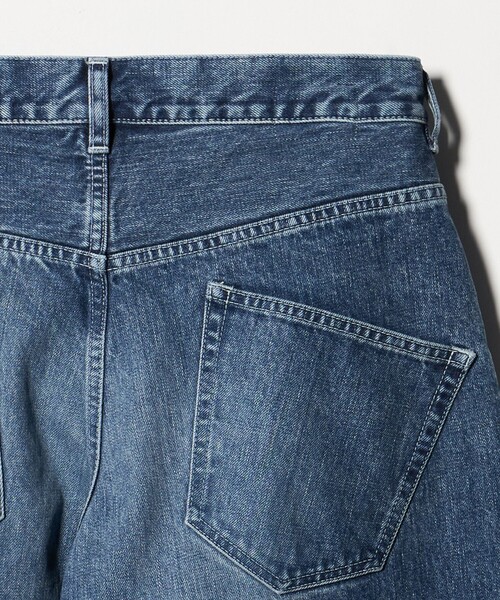 UNITED ARROWS & SONS＞ BLEACH DENIM WIDE PANTS/デニムパンツ
