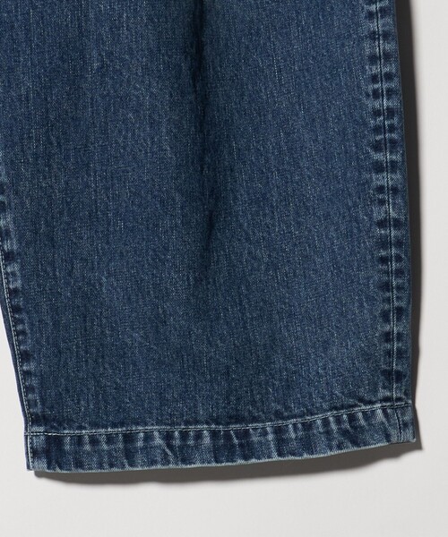 UNITED ARROWS & SONS＞ BLEACH DENIM WIDE PANTS/デニムパンツ