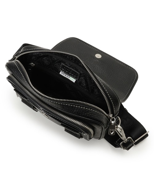 Guess（ゲス）の「BOSTON Messenger（ショルダーバッグ・メンズ・ブラック・ONE SIZE）」の5枚目の写真