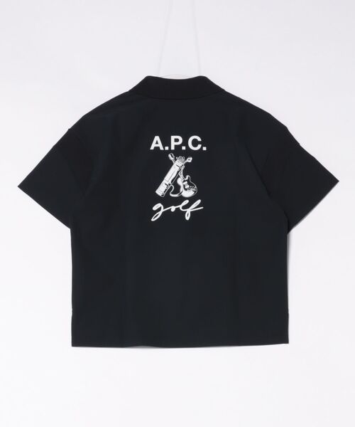 A.P.C. GOLF（アー・ペー・セー ゴルフ）の「Celia Tシャツ（Tシャツ/カットソー・レディース・ブラック/ホワイト・S/XS）」の3枚目の写真