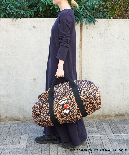 OUTDOOR PRODUCTS(アウトドアプロダクツ)の「HELLO KITTY 232 ROLL BOSTON X-LARGE ex LEOPARD 西宮ガーデンズ店/WEB限定(ボストンバッグ・レディース・キャメル・FREE)」の3枚目の写真