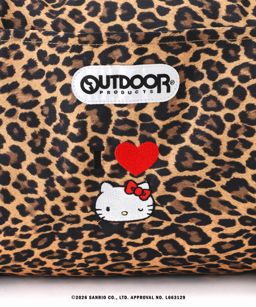 OUTDOOR PRODUCTS(アウトドアプロダクツ)の「HELLO KITTY 232 ROLL BOSTON X-LARGE ex LEOPARD 西宮ガーデンズ店/WEB限定(ボストンバッグ・レディース・キャメル・FREE)」の10枚目の写真