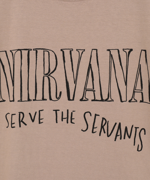 LOGEMENT DE CLAIRE（ロジュモンドクレール）の「【GOOD ROCK SPEED/グッドロックスピード】 NIRVANA Tシャツ（Tシャツ/カットソー・レディース・ライトベージュ・FREE）」の6枚目の写真