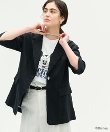 N.O.R.C（ノーク）の「【フレンチリネン】ハーフスリーブジャケット（テーラードジャケット）」