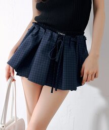レイヤードフレアミニスカート