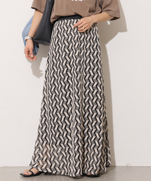 Torrazzo Donna（トラッゾドンナ）の「《WEB限定追加》【TORRAZZO DONNA/トラッゾドンナ】ジオメトリックレーススカート（スカート）」