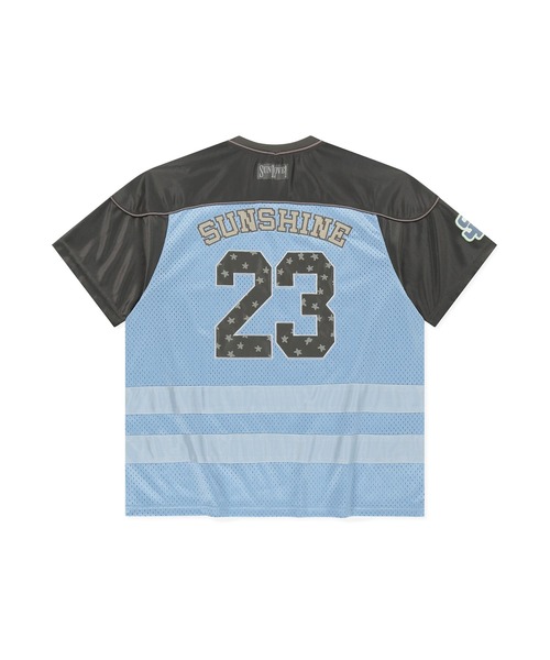 SUNLOVE(サンラブ)の「23 Star Mesh Tee(Tシャツ/カットソー・レディース・ライトグレー/ベージュ/ブルー・S/M/L/XL)」の10枚目の写真