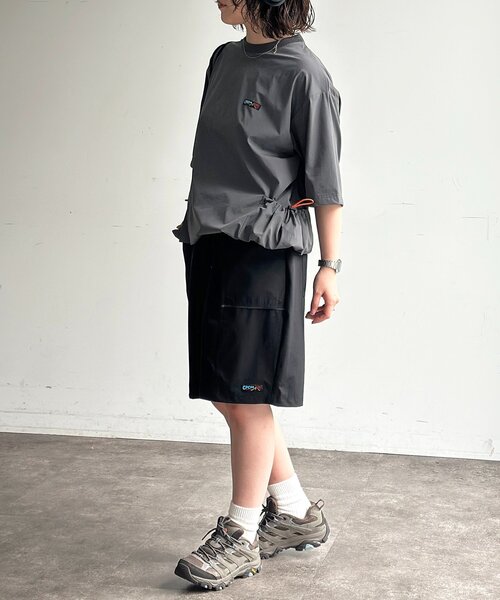 CPCM(シーピーシーエム)の「【3点セット】ストレッチナイロンプルオーバーセットアップ(その他パンツ・レディース・ブラック系その他/カーキ/ブラック/チャコールグレー・MEDIUM/LARGE)」の12枚目の写真