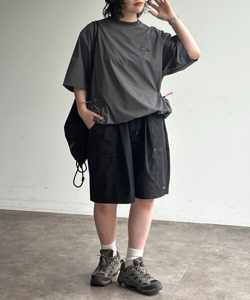 CPCM(シーピーシーエム)の「【3点セット】ストレッチナイロンプルオーバーセットアップ(その他パンツ・レディース・ブラック系その他/カーキ/ブラック/チャコールグレー・MEDIUM/LARGE)」の14枚目の写真