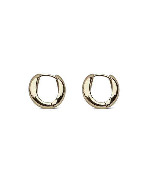 Lyvi（ライビィ）の「Melting Gloss Hoop Pierce / 金属アレルギー対応（ピアス（両耳用）・レディース・シルバー/ゴールド・FREE）」の4枚目の写真