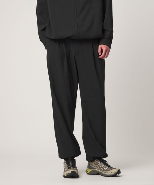 UNITED ARROWS(ユナイテッドアローズ)の「DotAir ドットエア サッカー ヘムコード 2プリーツ パンツ 吸水速乾(その他パンツ・メンズ・オリーブ/ブラック・S/M/L/XL)」の6枚目の写真
