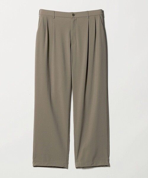 UNITED ARROWS(ユナイテッドアローズ)の「DotAir ドットエア サッカー ヘムコード 2プリーツ パンツ 吸水速乾(その他パンツ・メンズ・オリーブ/ブラック・S/M/L/XL)」の12枚目の写真
