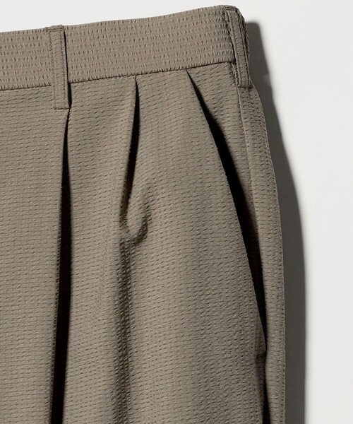 UNITED ARROWS(ユナイテッドアローズ)の「DotAir ドットエア サッカー ヘムコード 2プリーツ パンツ 吸水速乾(その他パンツ・メンズ・オリーブ/ブラック・S/M/L/XL)」の15枚目の写真