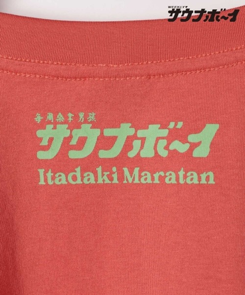 サウナボーイ(サウナボーイ)の「【サウナ×○○=ととのう】頂マーラータンTシャツ(Tシャツ/カットソー・レディース・オフホワイト/オレンジ・MEDIUM/LARGE)」の11枚目の写真