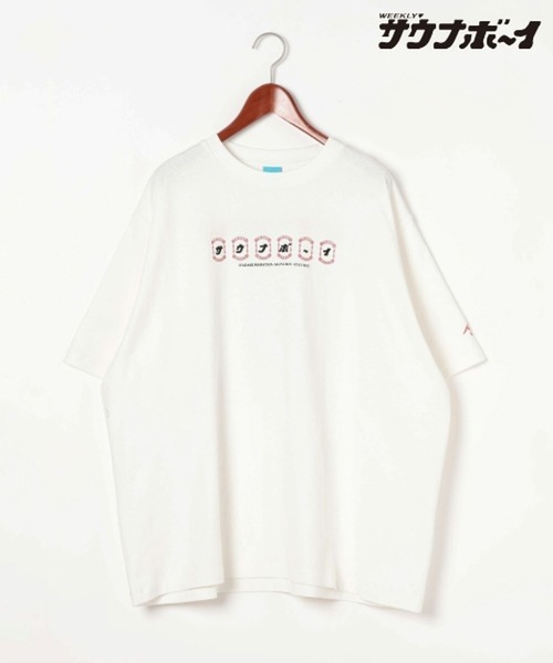 サウナボーイ(サウナボーイ)の「【サウナ×○○=ととのう】頂マーラータンTシャツ(Tシャツ/カットソー・レディース・オフホワイト/オレンジ・MEDIUM/LARGE)」の3枚目の写真