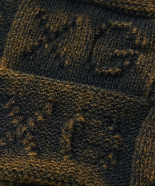 X-girl(エックスガール)の「XG OPENWORK BEANIE(ニットキャップ/ビーニー・レディース・ブラウン/オリーブ/ブラック・ONE SIZE)」の9枚目の写真