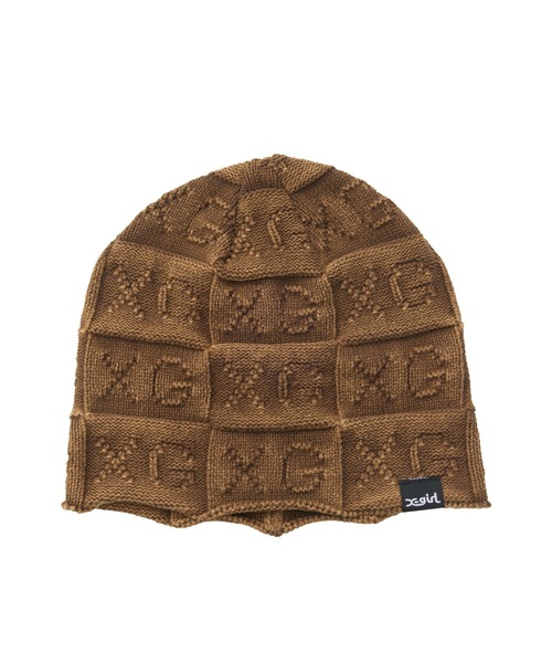 X-girl(エックスガール)の「XG OPENWORK BEANIE(ニットキャップ/ビーニー・レディース・ブラウン/オリーブ/ブラック・ONE SIZE)」の15枚目の写真