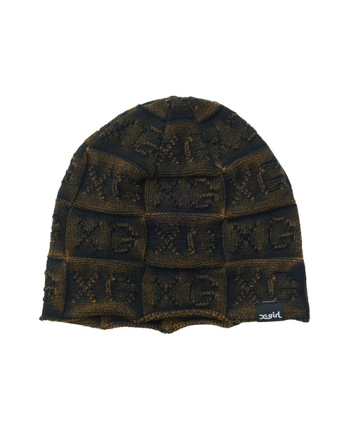 X-girl(エックスガール)の「XG OPENWORK BEANIE(ニットキャップ/ビーニー・レディース・ブラウン/オリーブ/ブラック・ONE SIZE)」の16枚目の写真