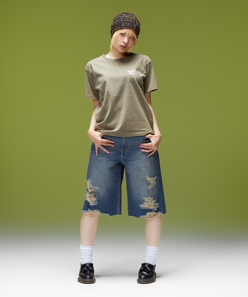 X-girl(エックスガール)の「XG OPENWORK BEANIE(ニットキャップ/ビーニー・レディース・ブラウン/オリーブ/ブラック・ONE SIZE)」の22枚目の写真