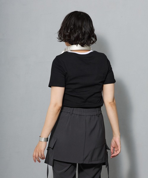 aremoi(アレモイ)の「グラフィックロゴ オーバーサイズTシャツ(Tシャツ/カットソー・レディース・ホワイト/ブラック・LARGE/MEDIUM/SMALL)」の19枚目の写真