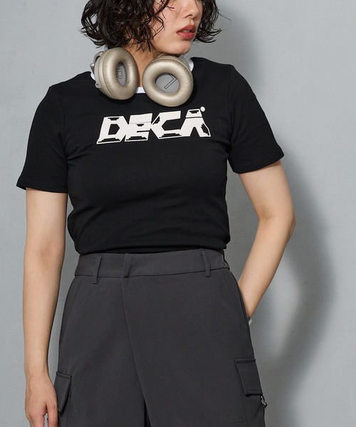aremoi(アレモイ)の「グラフィックロゴ オーバーサイズTシャツ(Tシャツ/カットソー・レディース・ホワイト/ブラック・LARGE/MEDIUM/SMALL)」の7枚目の写真