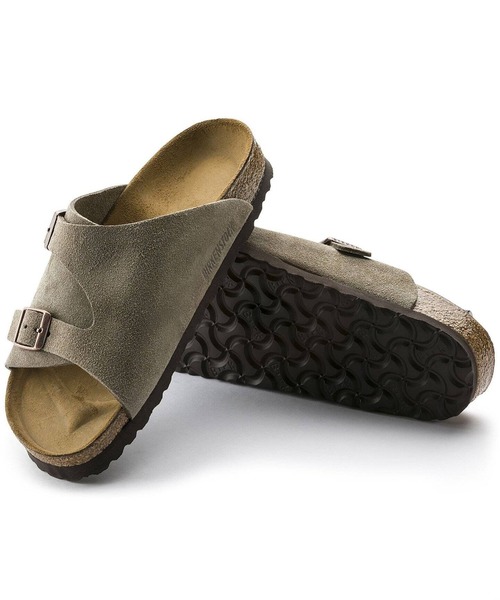 BIRKENSTOCK(ビルケンシュトック)の「BIRKENSTOCK / ビルケンシュトック チューリッヒ スエードレザー ナロー(サンダル・メンズ・ベージュ・40/41/42/43)」の4枚目の写真