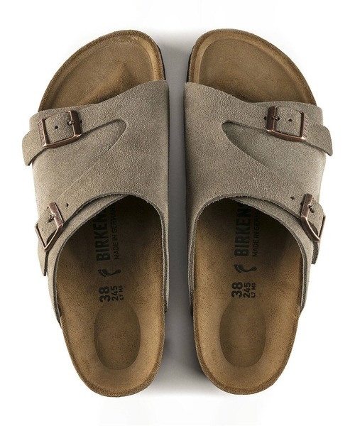 BIRKENSTOCK(ビルケンシュトック)の「BIRKENSTOCK / ビルケンシュトック チューリッヒ スエードレザー ナロー(サンダル・メンズ・ベージュ・40/41/42/43)」の5枚目の写真