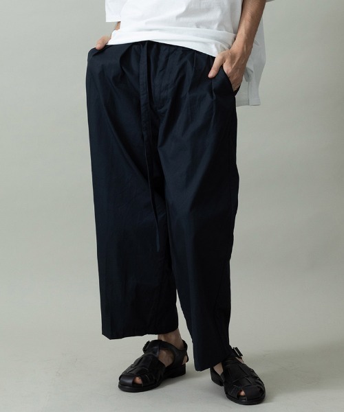 EGO TRIPPING(エゴトリッピング)の「mp15095- DRESSYEASE TRUSERS gaba イージートトラウザーパンツ(626720)(その他パンツ・メンズ・ネイビー/オリーブ/ブラック・29/31/33)」の3枚目の写真