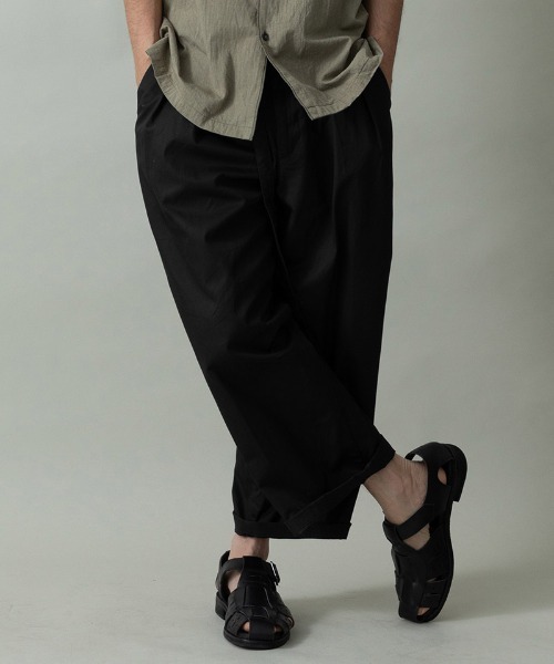 EGO TRIPPING(エゴトリッピング)の「mp15095- DRESSYEASE TRUSERS gaba イージートトラウザーパンツ(626720)(その他パンツ・メンズ・ネイビー/オリーブ/ブラック・29/31/33)」の6枚目の写真