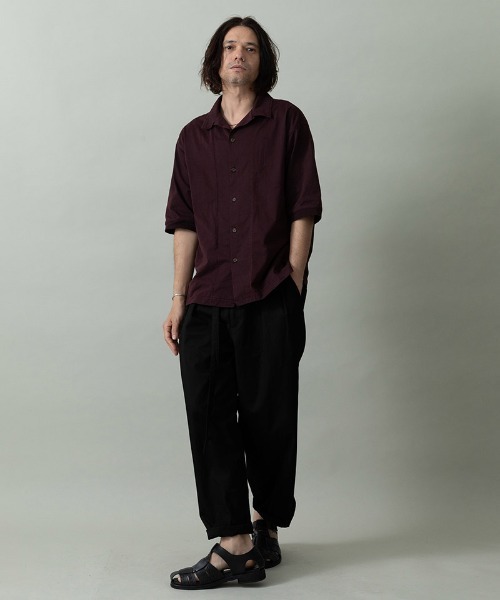 EGO TRIPPING(エゴトリッピング)の「mp15095- DRESSYEASE TRUSERS gaba イージートトラウザーパンツ(626720)(その他パンツ・メンズ・ネイビー/オリーブ/ブラック・29/31/33)」の8枚目の写真