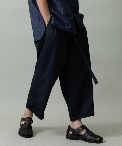 EGO TRIPPING(エゴトリッピング)の「mp15095- DRESSYEASE TRUSERS gaba イージートトラウザーパンツ(626720)(その他パンツ・メンズ・ネイビー/オリーブ/ブラック・29/31/33)」の12枚目の写真