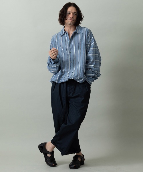 EGO TRIPPING(エゴトリッピング)の「mp15095- DRESSYEASE TRUSERS gaba イージートトラウザーパンツ(626720)(その他パンツ・メンズ・ネイビー/オリーブ/ブラック・29/31/33)」の13枚目の写真