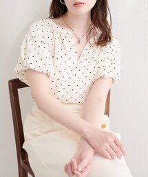 【mamamo】バルーンスリーブブラウス
