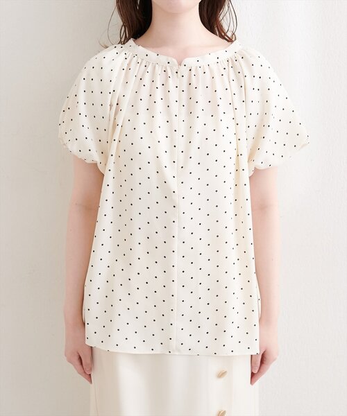 natural couture(ナチュラルクチュール)の「【mamamo】バルーンスリーブブラウス(シャツ/ブラウス・レディース・ピンク/ミント/その他1/その他2・FREE)」の17枚目の写真