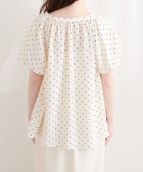 natural couture(ナチュラルクチュール)の「【mamamo】バルーンスリーブブラウス(シャツ/ブラウス・レディース・ピンク/ミント/その他1/その他2・FREE)」の19枚目の写真