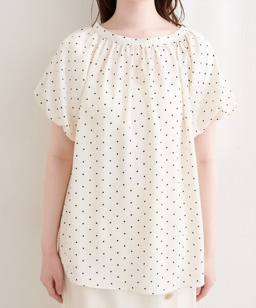 natural couture(ナチュラルクチュール)の「【mamamo】バルーンスリーブブラウス(シャツ/ブラウス・レディース・ピンク/ミント/その他1/その他2・FREE)」の20枚目の写真