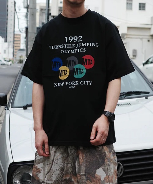 Anachronorm（アナクロノーム）の「【ANACHRONORM】NYC JUMPING S/S T-S（Tシャツ/カットソー・メンズ・ブラック/ブラウン/ホワイト・2/1）」の2枚目の写真