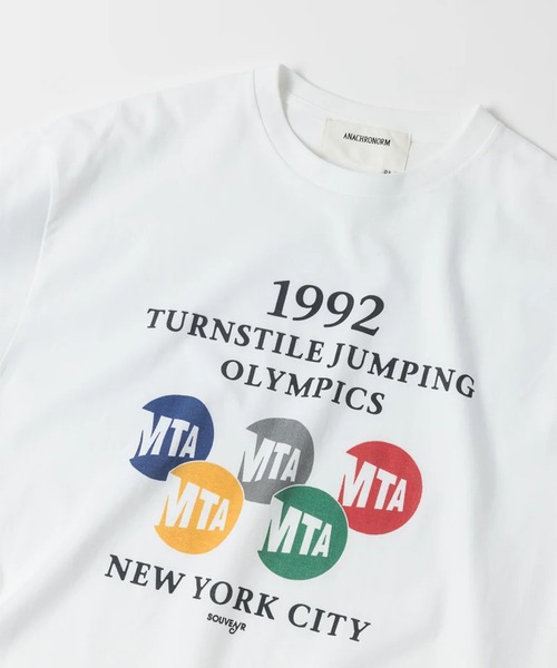 Anachronorm（アナクロノーム）の「【ANACHRONORM】NYC JUMPING S/S T-S（Tシャツ/カットソー・メンズ・ブラック/ブラウン/ホワイト・2/1）」の9枚目の写真