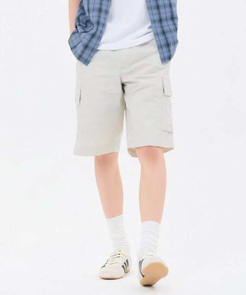 CHASECULT(チェイスカルト)の「男性カーゴ6部ショートパンツ-FBRK2524D0M(その他パンツ・メンズ・ライトベージュ・70/76/82/86/92)」の1枚目の写真