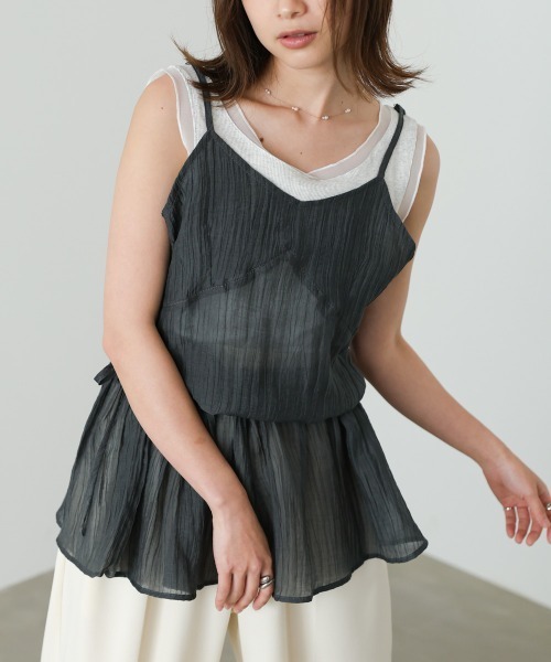 Bab(バブ)の「サイドリボンミニワンピース(ワンピース・レディース・ブラック/グレー/ブルー・FREE)」の7枚目の写真