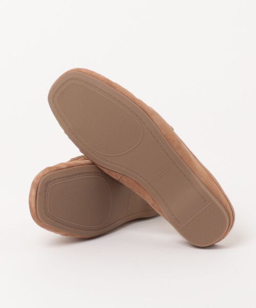 LAULEN(ローレン)の「suede gathered square toe loafers /スエードギャザースクエアトゥローファー(ローファー・レディース・キャメル・23cm/24cm/25cm)」の3枚目の写真