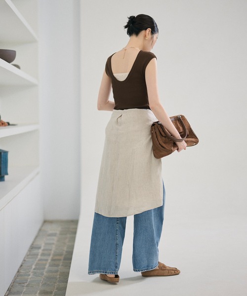 LAULEN(ローレン)の「suede gathered square toe loafers /スエードギャザースクエアトゥローファー(ローファー・レディース・キャメル・23cm/24cm/25cm)」の17枚目の写真