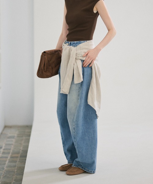 LAULEN(ローレン)の「suede gathered square toe loafers /スエードギャザースクエアトゥローファー(ローファー・レディース・キャメル・23cm/24cm/25cm)」の18枚目の写真
