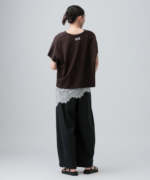 LEPSIM(レプシィム)の「裾ボタンイージーパンツ 639318(その他パンツ・レディース・グリーン/オフホワイト/チャコールグレー・FREE)」の19枚目の写真