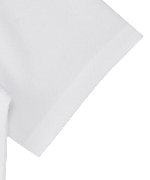 TOKYO SHIRTS(トウキョウシャツ)の「【吸水速乾】【COFREX】形態安定ノンアイロン レギュラー 半袖ビジネスワイシャツ(ビジネスシャツ・レディース・ホワイト・XL/LL/L/M/S)」の4枚目の写真