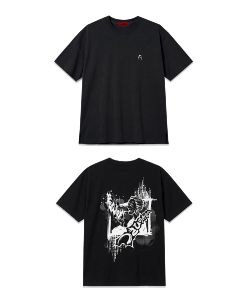 RECULER(ルキュレ)の「Granma cartoon T-shirts Black(Tシャツ/カットソー・レディース・その他・FREE)」の3枚目の写真