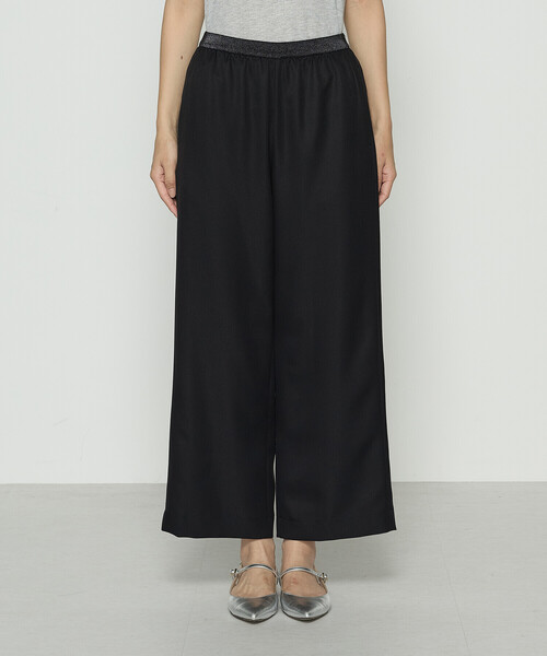 Gabardine K.T(ギャバジンケーティー)の「〔 +サイズ 〕 麻調合繊 ワイドパンツ(その他パンツ・レディース・ミント/グレー/キナリ/ブラック・13号)」の19枚目の写真