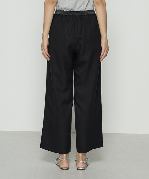Gabardine K.T(ギャバジンケーティー)の「〔 +サイズ 〕 麻調合繊 ワイドパンツ(その他パンツ・レディース・ミント/グレー/キナリ/ブラック・13号)」の21枚目の写真