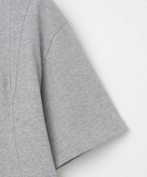 Millo Archive（ミロ アーカイブ）の「デインティカーブディテールTシャツ[メランジグレー]（Tシャツ/カットソー・メンズ・その他・MEDIUM/LARGE/X-LARGE）」の3枚目の写真
