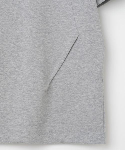 Millo Archive（ミロ アーカイブ）の「デインティカーブディテールTシャツ[メランジグレー]（Tシャツ/カットソー・メンズ・その他・MEDIUM/LARGE/X-LARGE）」の4枚目の写真